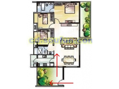 经典风水案例11入户花园的屋宅风水