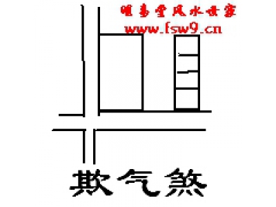 阳宅风水图解59——欺气煞