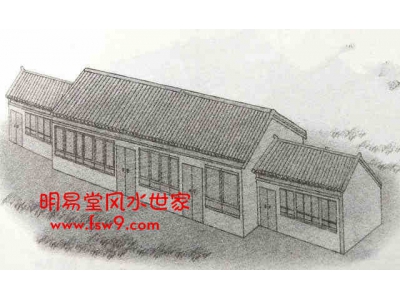 阳宅风水图解74——双耳房