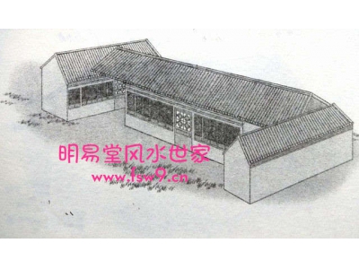 阳宅风水图解76——王字房